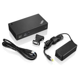 Lenovo ThinkPad USB 3.0 Pro Dock 40A7 Dockingstation - brugt (PSU og kabel medflger)