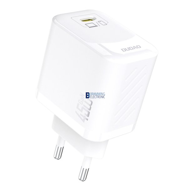 3A USB-C Wall charger (45W - GaN) Hvid