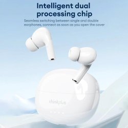 Lenovo LP5 Pro TWS Bluetooth 5.4 Earbuds Sort &ndash; Tr�dl�se HiFi In-Ear H�retelefoner med ANC