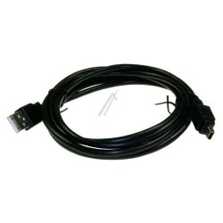 USB-A 2.0 kabel Han - USB Mini B Han 3m, sort