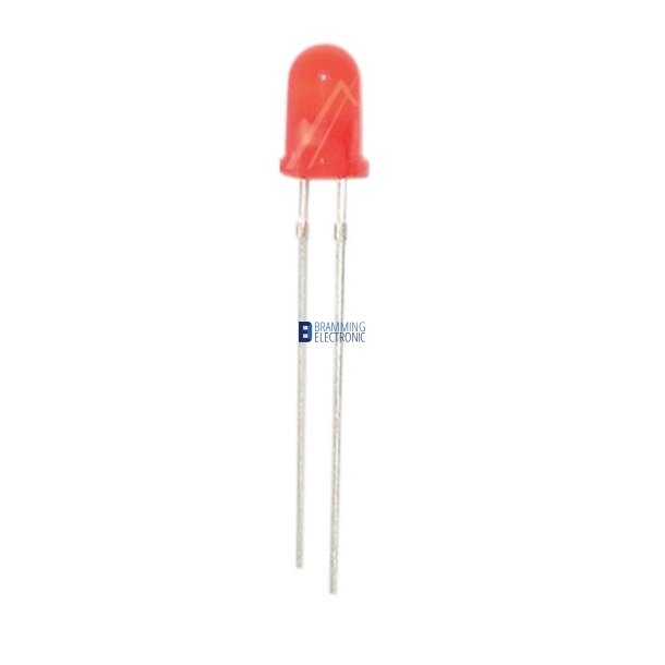 Lysdiode, LED, 5mm, Rd, 5V, 9MCD (5 stk)