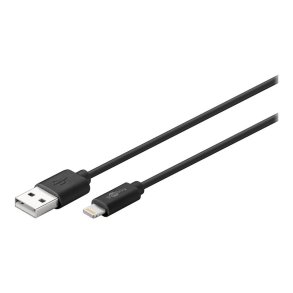 Opladerkabel Lightning - Usb-A, 0.5m, Sort