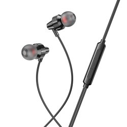 Hoco M90 USB-C earphones med mikrofon (Sort)