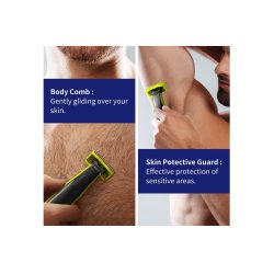 7-i-1 tilbeh�r til Philips OneBlade & OneBlade Pro (afstandskam s�t) 