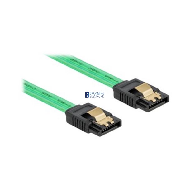 DeLOCK SATA-kabel Grn 30cm (Lige - Lige)