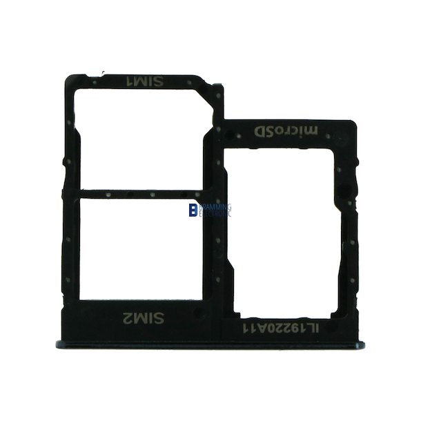 Samsung Galaxy A41, SIMkort bakke i Sort (Dual Card model)