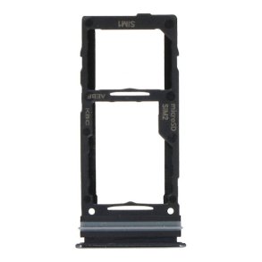 Samsung Galaxy A52/A72, SIMkort bakke i Sort (Dual Card model)
