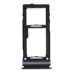 Samsung Galaxy A52/A72, SIMkort bakke i Sort (Dual Card model)