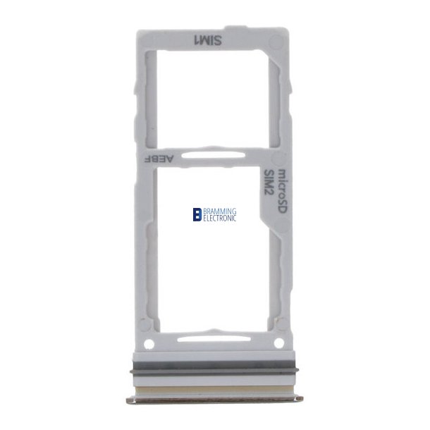 Samsung Galaxy A52/A72, SIMkort bakke i Hvid (Dual Card model)