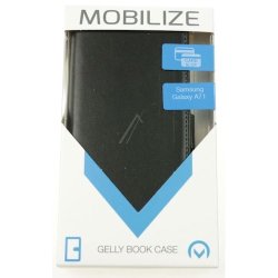 Samsung Galaxy A71 Ldercase til kreditkort i Sort