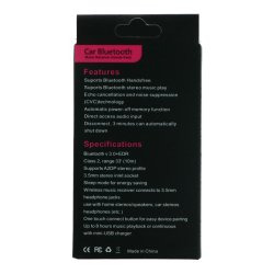 Bil Bluetooth Audio Adapter - 3,5mm jackstik