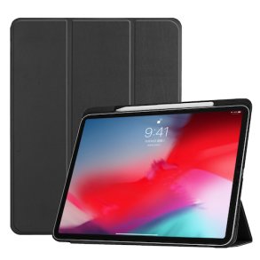 iPad Pro 11 2018, Flip ldercover med pen holder i Sort