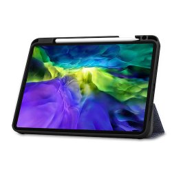 iPad Pro 11 2020, 2021, 2022, Flipcover med pen holder i Sort