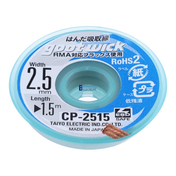 Lodde Wick 2.5mm x 1.5m (sugetrd)