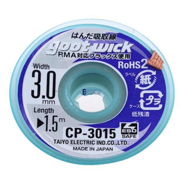 Lodde Wick 3.0mm x 1.5m (sugetrd)