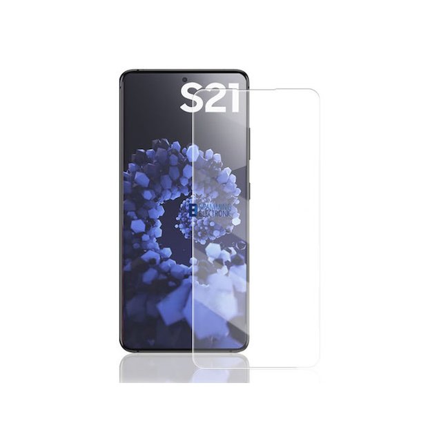 Samsung Galaxy S21 Beskyttelsesglas (Fuldtdkkende UV-glas)