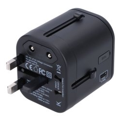 Multifunktion Rejse-adapter (Universal) 4 forskellige stik