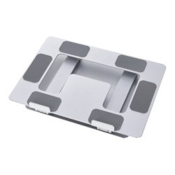 Stativ til laptop, Non-slip, Aluminium, Slv (Stor)
