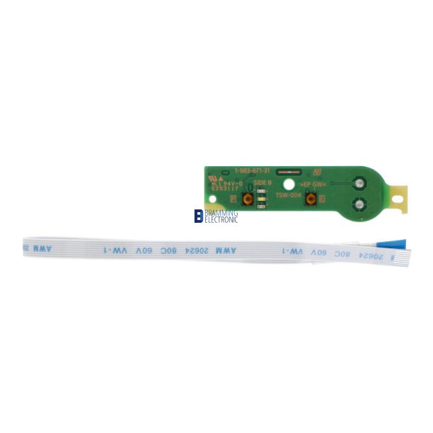 Power - Eject knap LED Board &amp; Ribbon flex til PS4 Slim