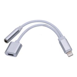 Lightning til 3,5mm audio stik adapter (Splitter)