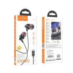 Hoco M90 USB-C earphones med mikrofon (Sort)