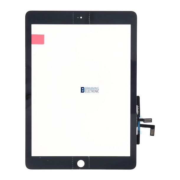 iPad Air / iPad 5 2017 Touch skrm i Sort (med tape)