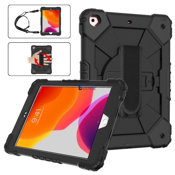 iPad 6, 9.7", Shock Proof cover i Sort