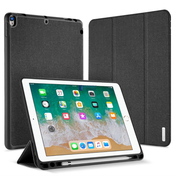 iPad Air 3 (2019) / iPad Pro 10.5 Flipcover med pen holder i Sort