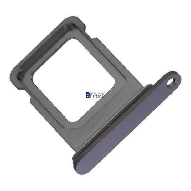 iPhone 14 Pro / 14 Pro Max, Simkort bakke i Lilla (Single card)