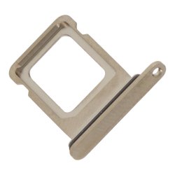 iPhone 14 Pro / 14 Pro Max, Simkort bakke i Guld (Single card)