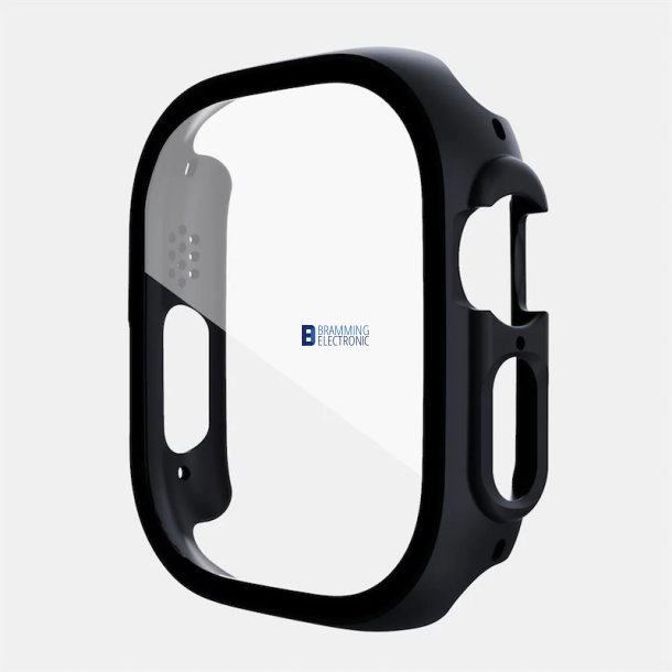 Apple Watch Ultra 49mm, Beskyttelsesglas og cover i sort