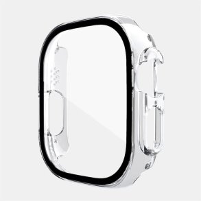 Apple Watch Ultra 49mm, Beskyttelsesglas og cover i Klar