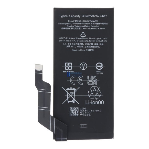 Google Pixel 6A, Batteri (Kompatibel)