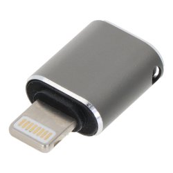Adapter USB-C hun til Lightning han, i sort