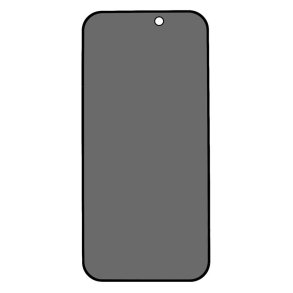 iPhone 17 Pro, Beskyttelsesglas (fuldt dkkende) Privacy