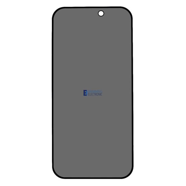 iPhone 17 Pro Max, Beskyttelsesglas (fuldt dkkende) Privacy