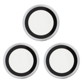 iPhone 15 Pro / 15 Pro Max, Bagkameraglas beskyttelse (3 stk) Slv