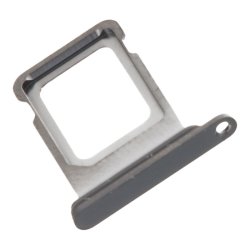 iPhone 15 Pro / 15 Pro Max, Simkort bakke i Sort (Single card)