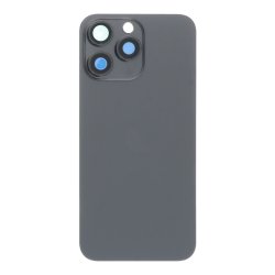 iPhone 15 Pro Max, Bagside i Sort (Black Titanium)