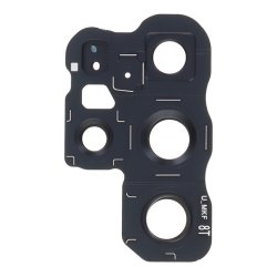 Samsung S24 Ultra 5G, Glas foran bagkamera med ramme i Sort