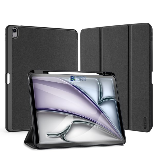 iPad Air 13 2024, Flip cover i Sort