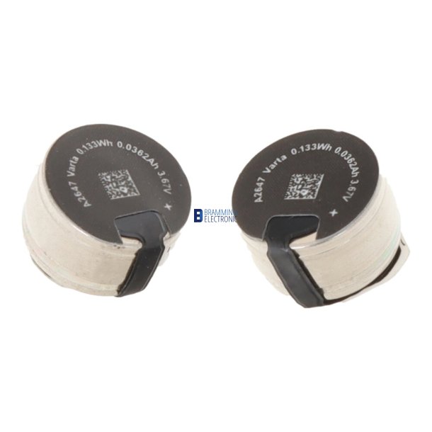 Apple AirPods 3 Batteri (OEM) &ndash; 2 stk. Udskiftningsbatterier til AirPods 3