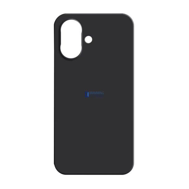 Silicone case - iPhone 16 i Sort