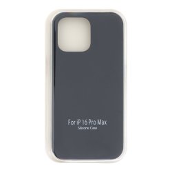 Silicone case - iPhone 16 Pro Max, i Sort