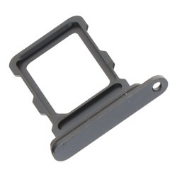 iPhone 16 Pro / 16 Pro Max, Simkort bakke i Sort (Single card)