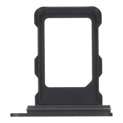 iPhone 16 Pro / 16 Pro Max, Simkort bakke i Sort (Single card)