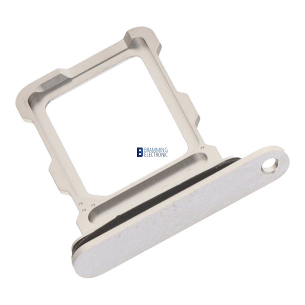 iPhone 16 Pro / 16 Pro Max, Simkort bakke i Gr (Natural Titanium) (Single card)