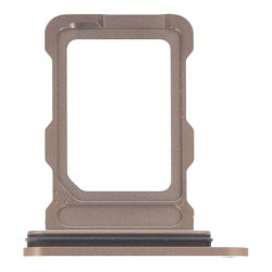 iPhone 16 Pro / 16 Pro Max, Simkort bakke i Guld (Desert Titanium) (Single card)