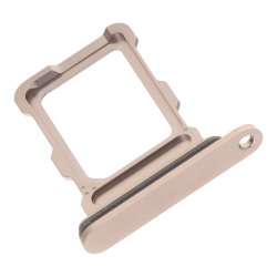 iPhone 16 Pro / 16 Pro Max, Simkort bakke i Guld (Desert Titanium) (Single card)
