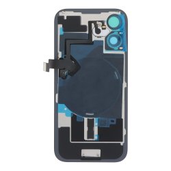 iPhone 16, Komplet bagside i Sort (med flex kabel)